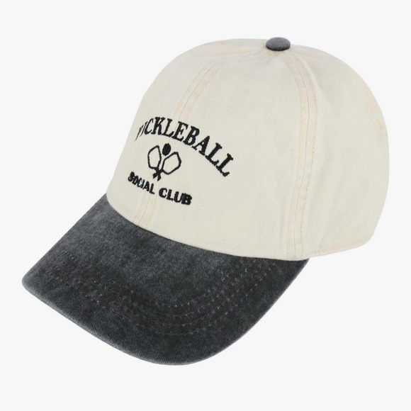 NWT David & Young Unisex Pickleball Social Club Two Toned Baseball Hat - Picture 3 of 7